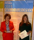 Imagen entrega premio